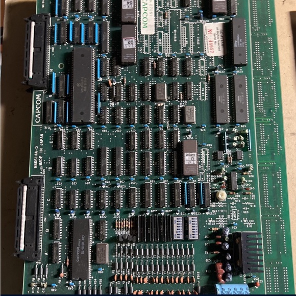 Vintage Tiger Road Capcom Romstar Arcade Game PCB Board Jamma Cx3 - Picture 2 of 11
